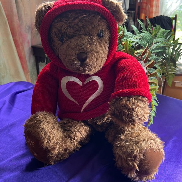 VTG πGund Millennium Bear with Red Removable Sweater - Picture 5 of 15